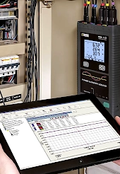 Chauvin Arnoux PEL Energy Logger in use - Small banner
